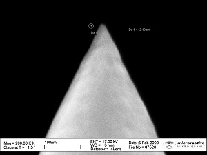 Micromotive - MEMS -> Micro needles for AFM, SNOM, field emission etc.